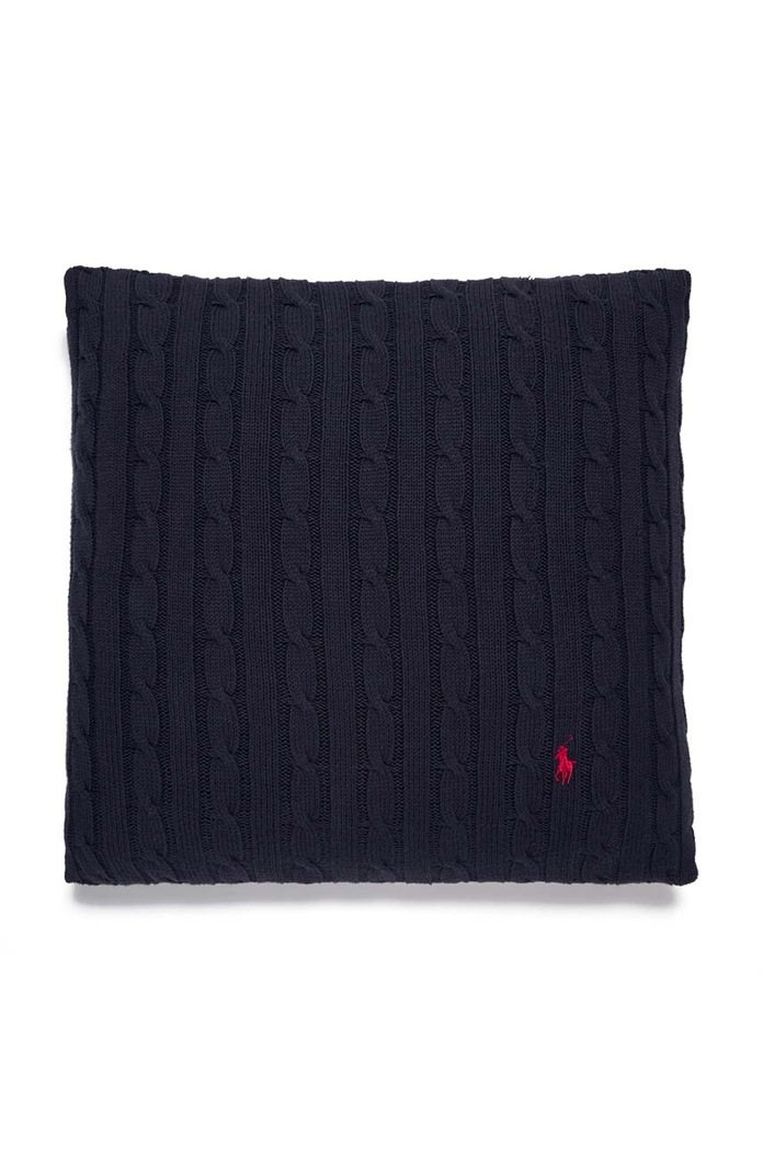 Ralph Lauren Poszewka dekoracyjna na poduszkę RL Cable Navy 45 x 45 cm granatowy 805221