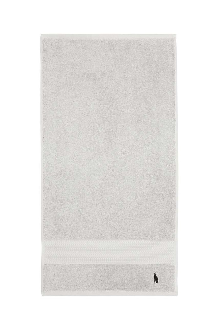 Ralph Lauren mały ręcznik bawełniany Player Stonewash 40 x 75 cm szary 1007538