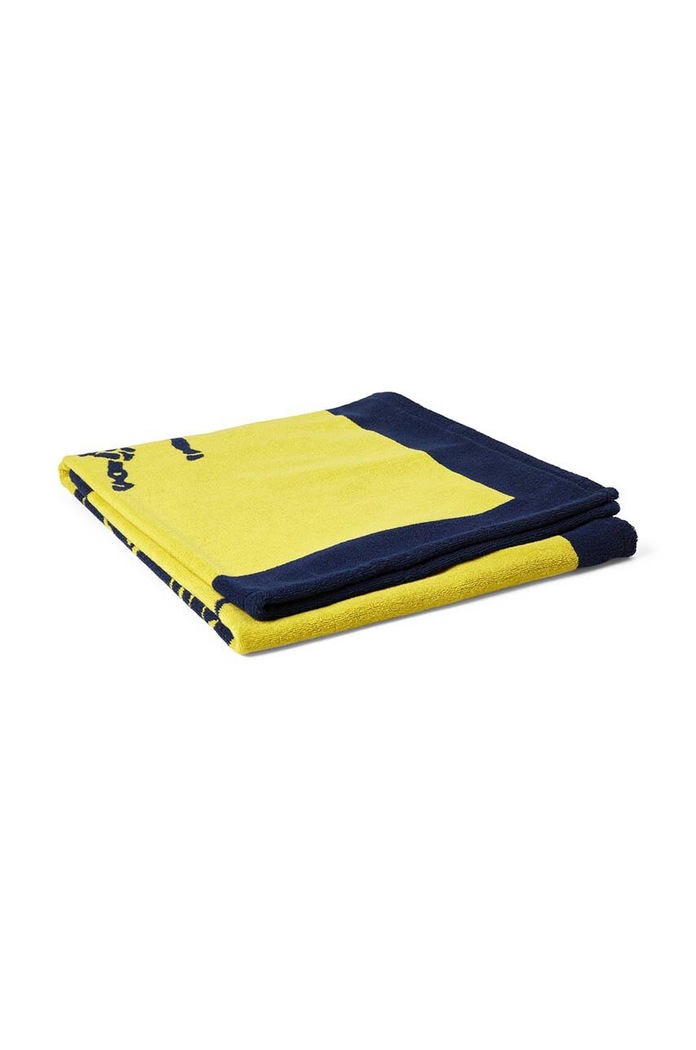 Ralph Lauren Ręcznik plażowy Polo Jacquard Iris Blue / Yellow 100 x 170 cm 1023404 multicolor AA00