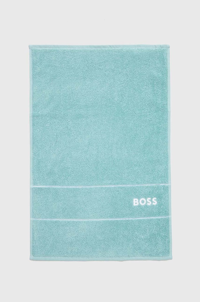 BOSS mały ręcznik bawełniany Plain Aruba Blue 40 x 60 cm turkusowy 1037465