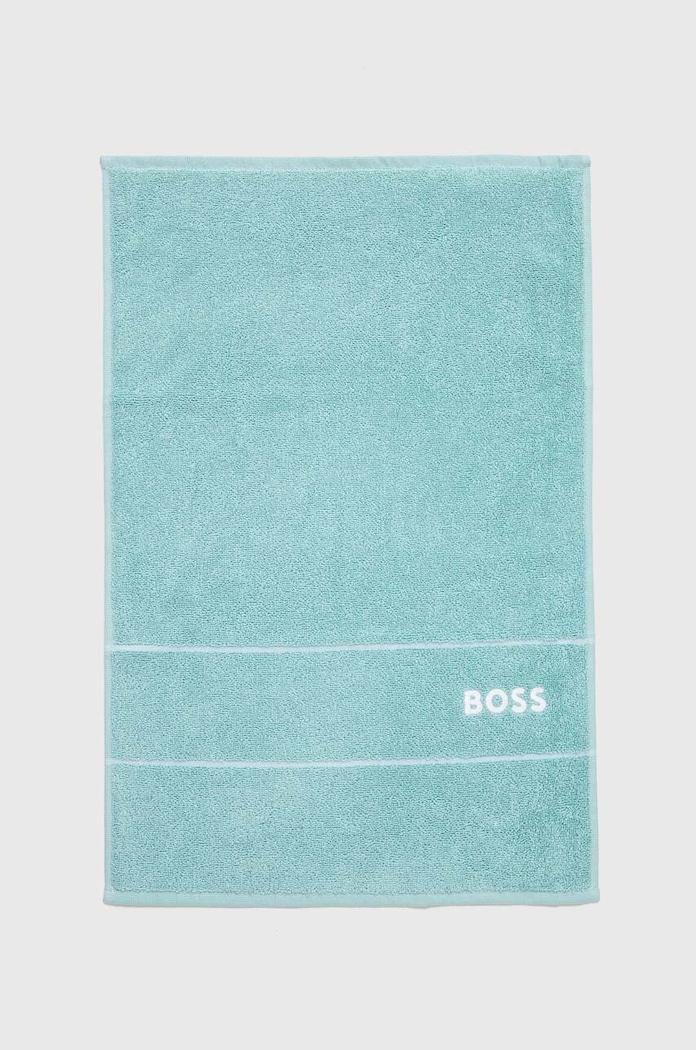 BOSS mały ręcznik bawełniany Plain Aruba Blue 40 x 60 cm turkusowy 1037465