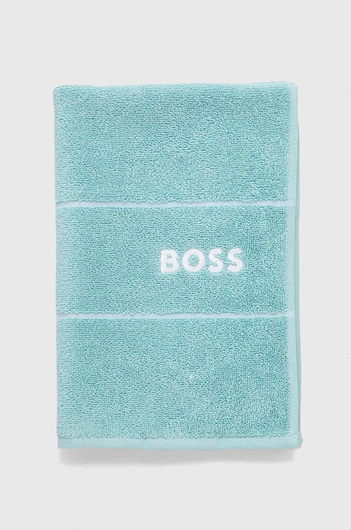 BOSS mały ręcznik bawełniany Plain Aruba Blue 40 x 60 cm 1037465 turkusowy AA00