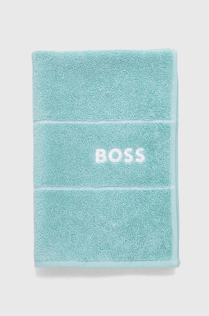 BOSS mały ręcznik bawełniany Plain Aruba Blue 40 x 60 cm 1037465 turkusowy AA00