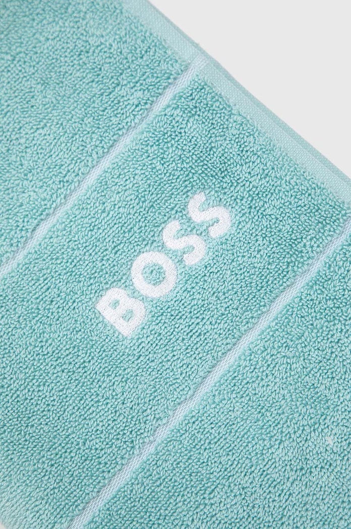Łazienka BOSS mały ręcznik bawełniany Plain Aruba Blue 40 x 60 cm 1037465 turkusowy