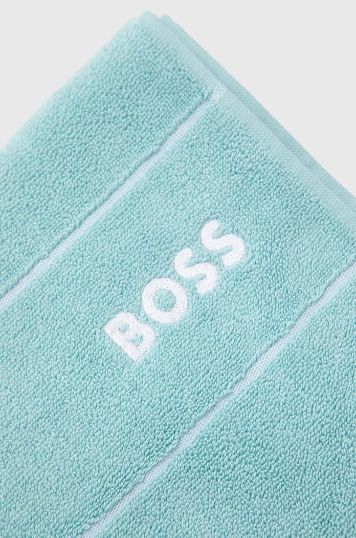 Koupelna Malý bavlněný ručník BOSS Plain Aruba Blue 50 x 100 cm 1037466 tyrkysová