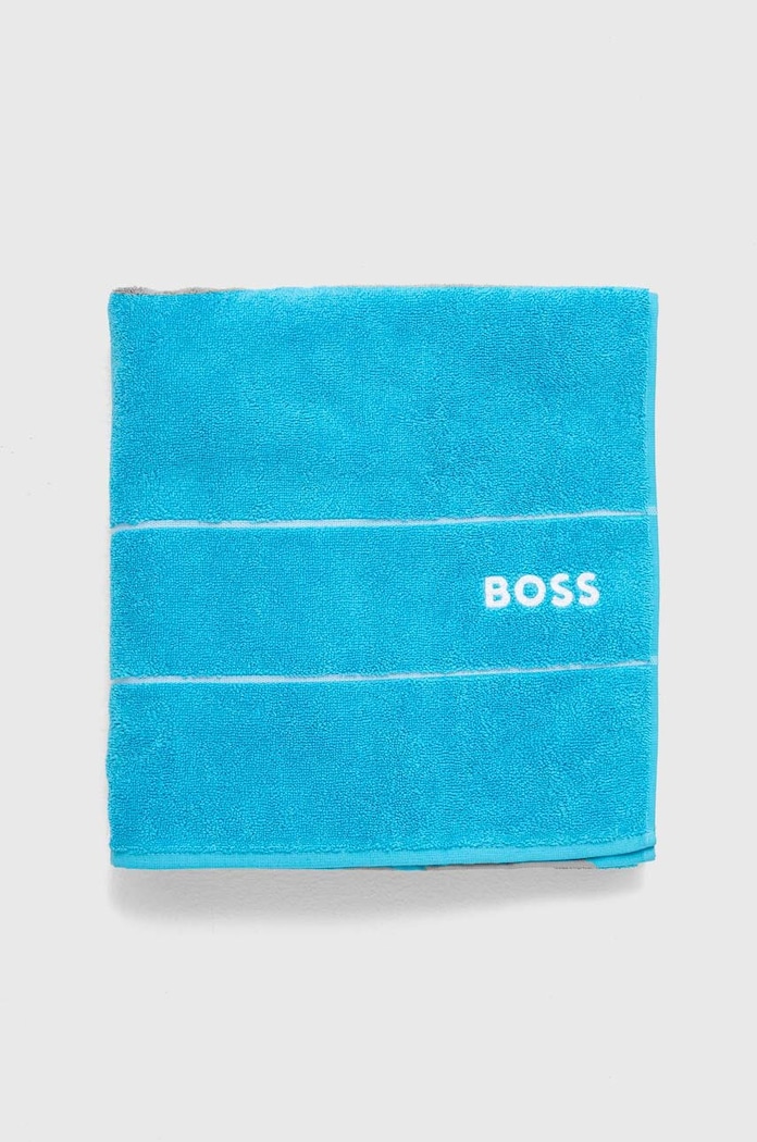 BOSS prosop Plain River Blue 70 x 140 cm 1011531 albastru AA00