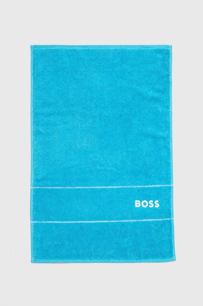 Malý bavlněný ručník BOSS Plain River Blue 40 x 60 cm modrá 1011529