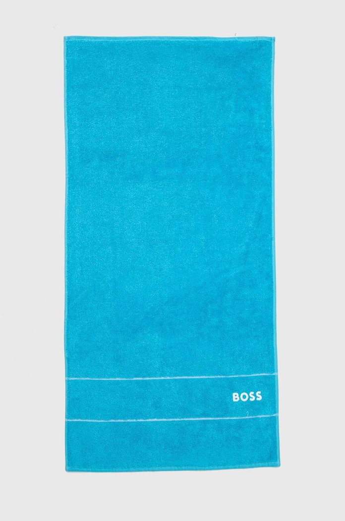 Malý bavlněný ručník BOSS Plain River Blue 50 x 100 cm modrá 1011530