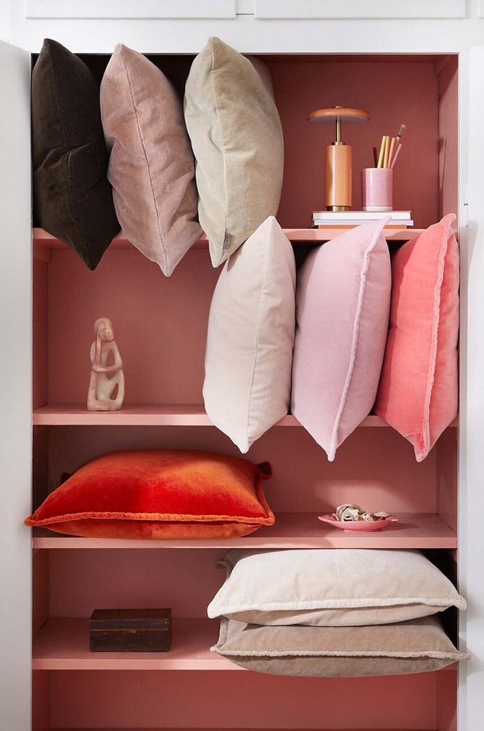 Salon i sypialnia Cozy Living poszewka dekoracyjna na poduszkę Velvet Soft 6296S beżowy