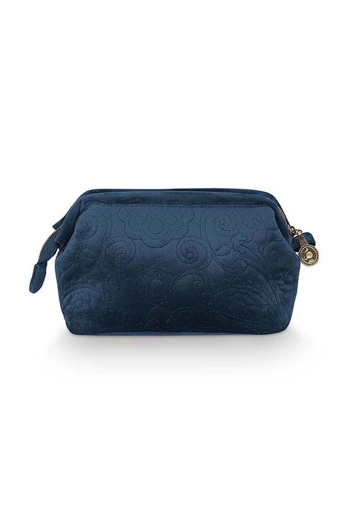 Pip Studio kosmetyczka Velvet Quiltey Days 51274215 granatowy AA00