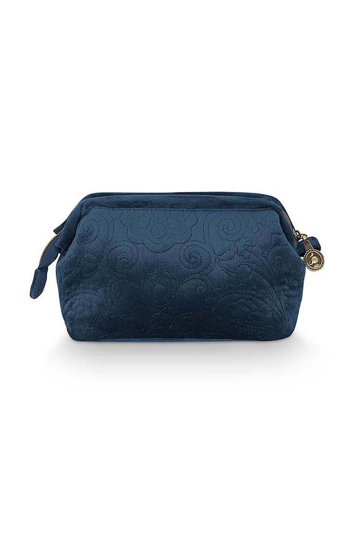 Pip Studio kosmetyczka Velvet Quiltey Days 51274215 granatowy AA00