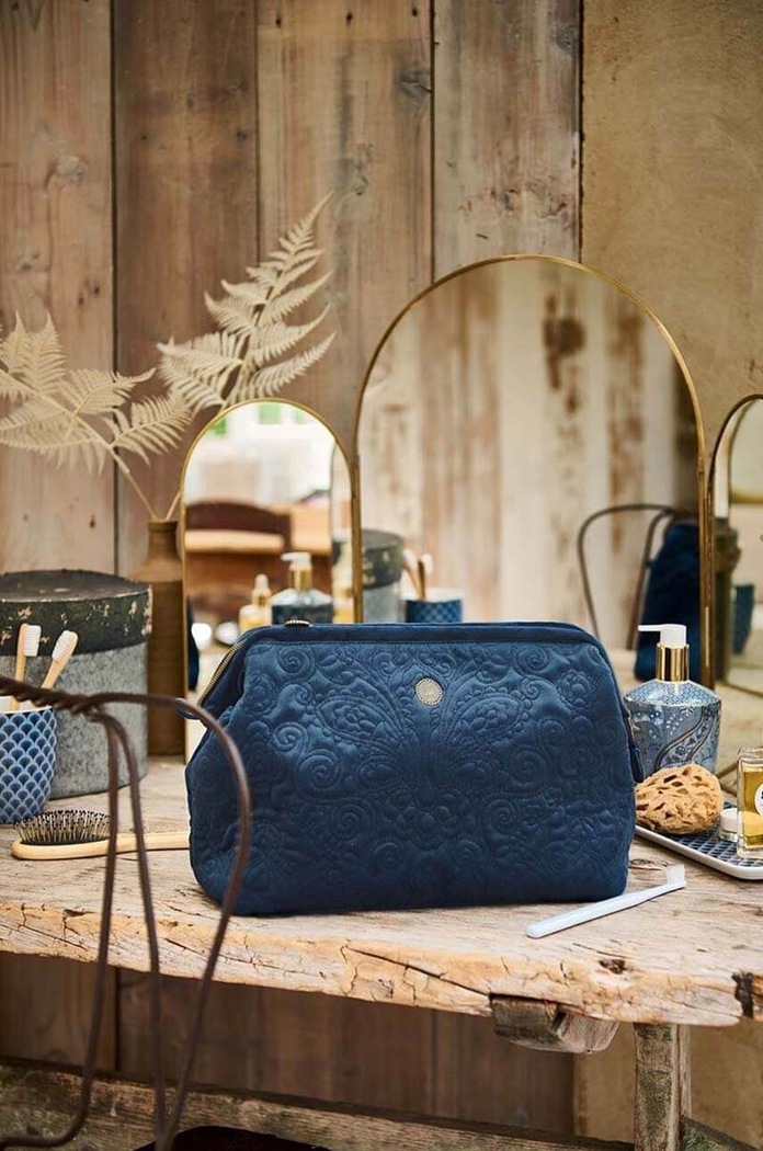 Portfard Velvet Quitey Days Pip Studio 51274217 bleumarin