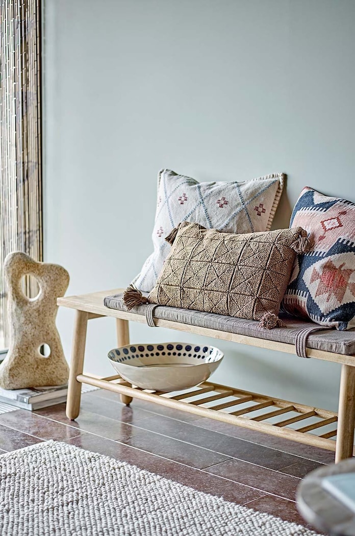 Salon i sypialnia Bloomingville poduszka ozdobna Auna 82066188 brązowy