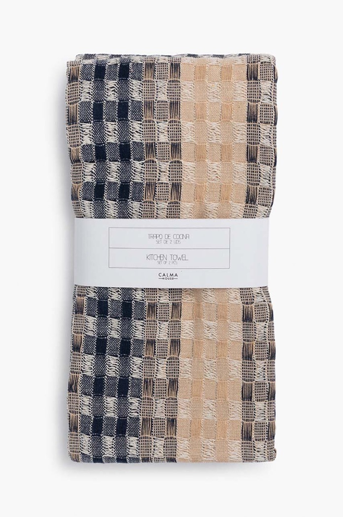 Calma House lavete de bucatarie din bumbac Azo 2-pack multicolor IBIZA.50T.AZO