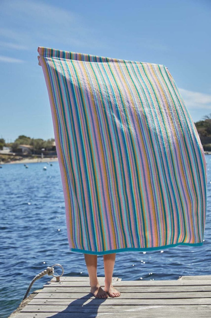 Bagno Calma House asciugamano con aggiunta di lana Iris 100 x 180 cm IRIS.100.MUL multicolore