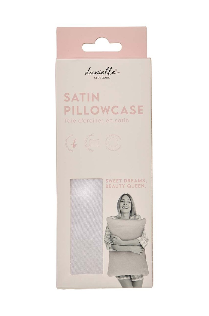 Saténová obliečka na vankúš Danielle Beauty Simply Slouch Satin Pillow DC0182SP biela AA00