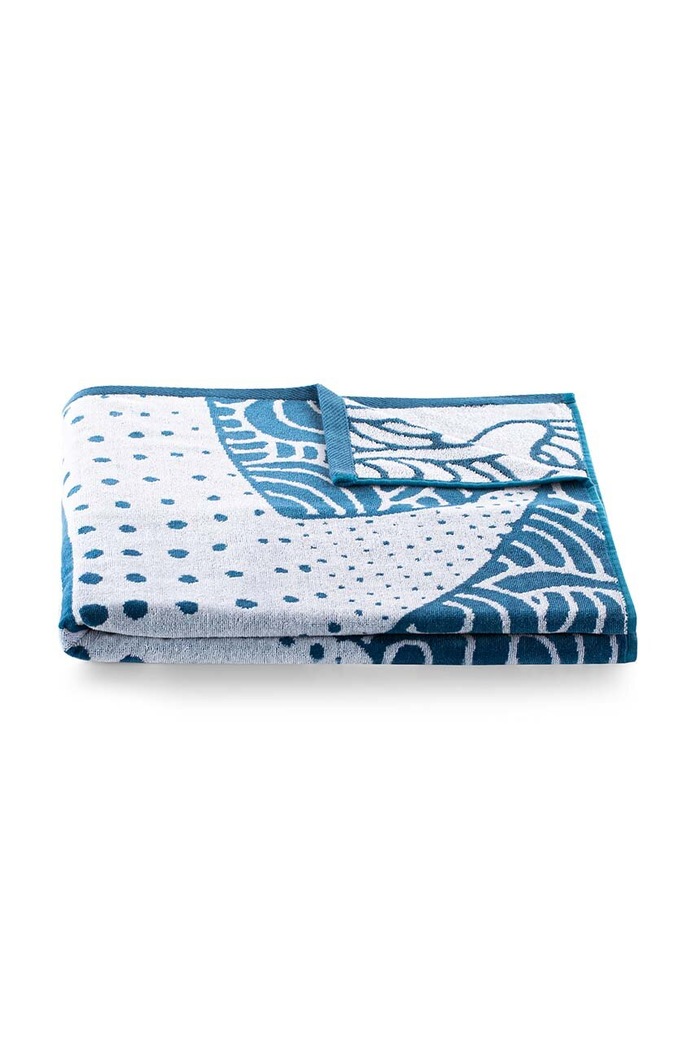 home & lifestyle prosop de plaja 90 x 180 cm albastru 5905364633626