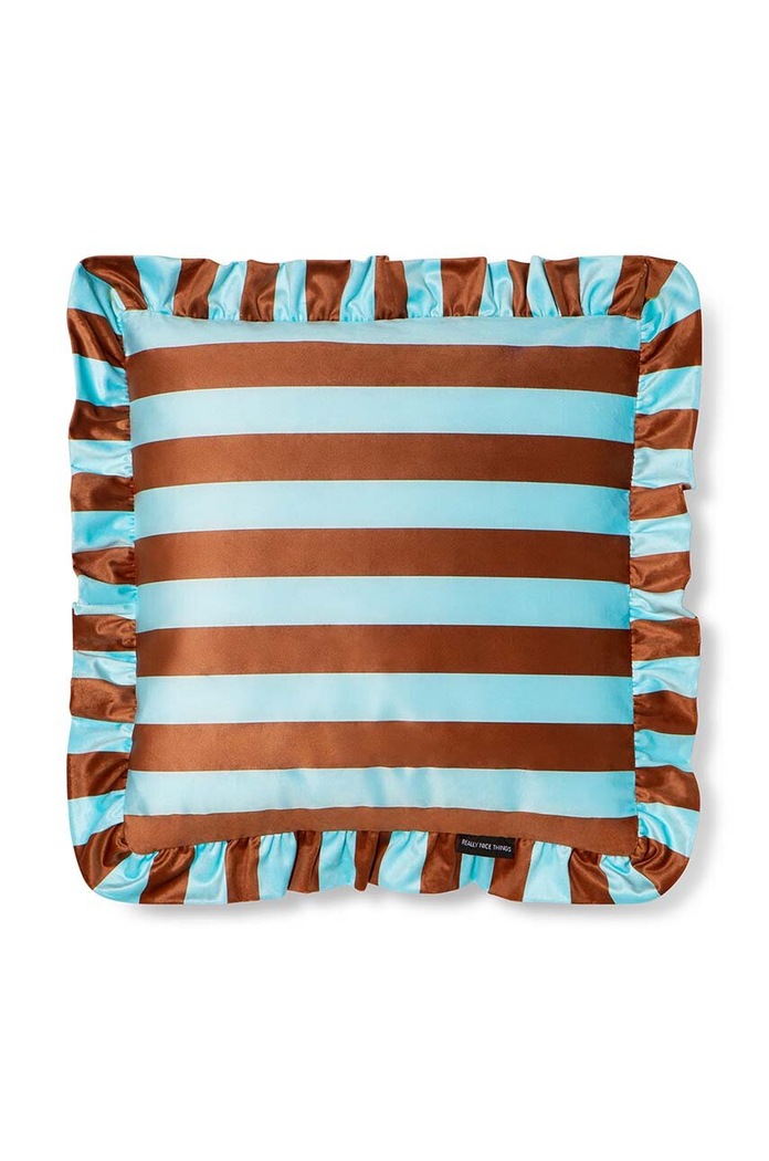 Really Nice Things poduszka ozdobna Ruffle Velvet multicolor 104485