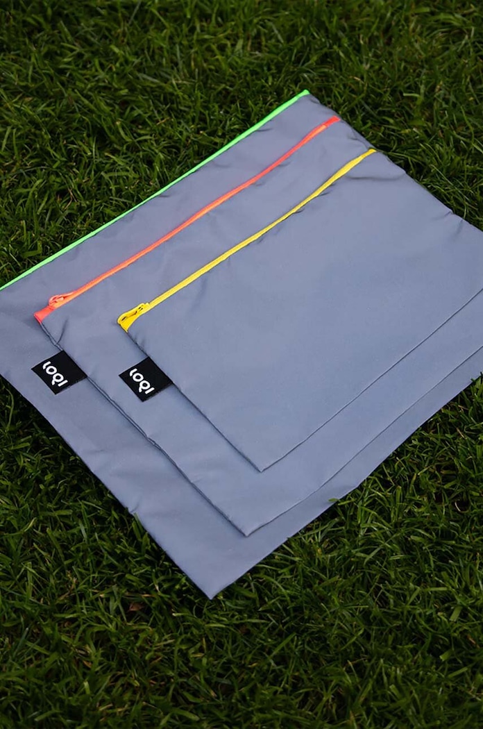 LOQI set de borsete Refletive Loqi Neon 3-pack Q.ZP.RE.NE