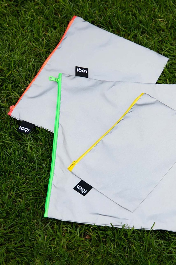 LOQI set de borsete Refletive Loqi Neon 3-pack Q.ZP.RE.NE