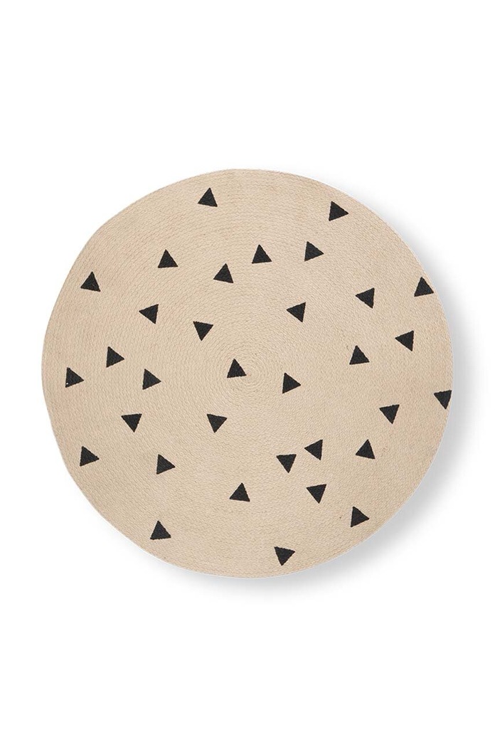 Jutový kobereček ferm LIVING Jute Carpet S/O100 cm vícebarevná 8102