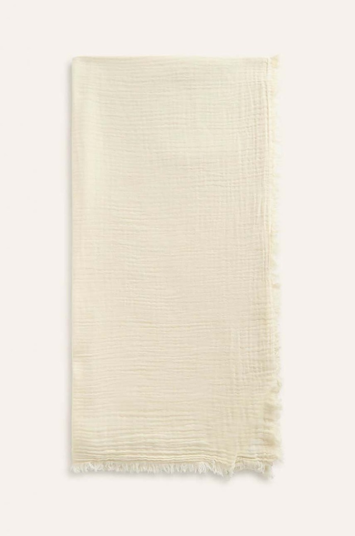 Bombažni prt Calma House Layer 160 x 250 cm bež LAYER.250.CRU