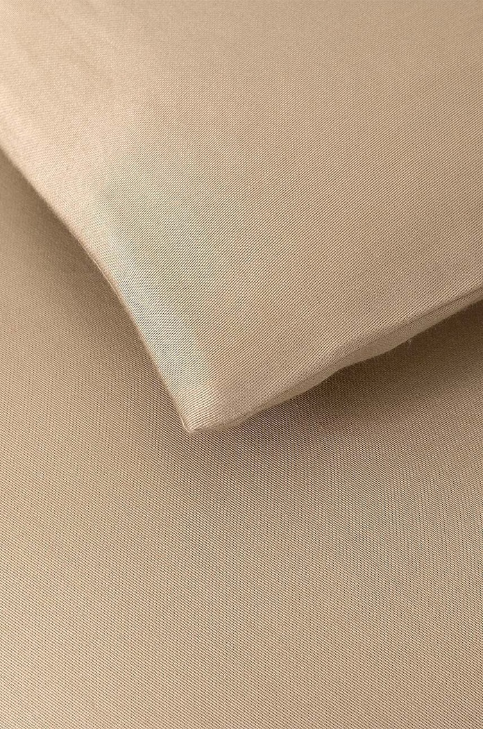 Dnevna soba in spalnica Bombažna prevleka za odejo BOSS BLINEA Beige 140 x 200 cm 1040996 bež
