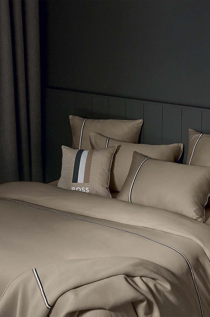 Bombažna prevleka za odejo BOSS BLINEA Beige 200 x 200 cm 1040997 bež