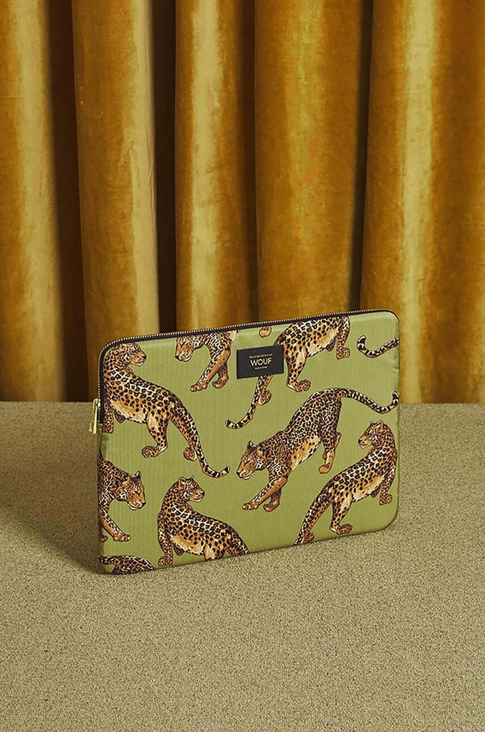 WOUF Husa laptop Olive Leopard 15" & 16" SB240029