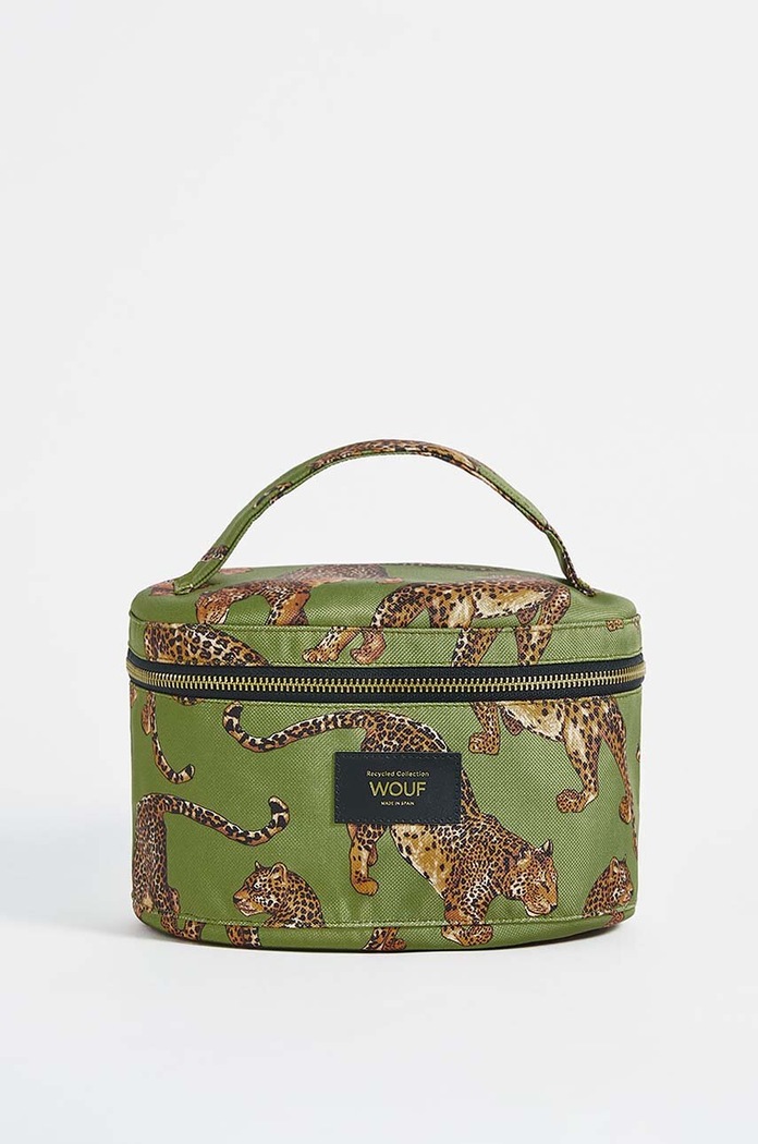 Kosmetická taška WOUF Olive Leopard vícebarevná MX240029