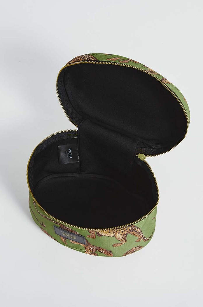 Doplňky Kosmetická taška WOUF Olive Leopard MX240029 vícebarevná