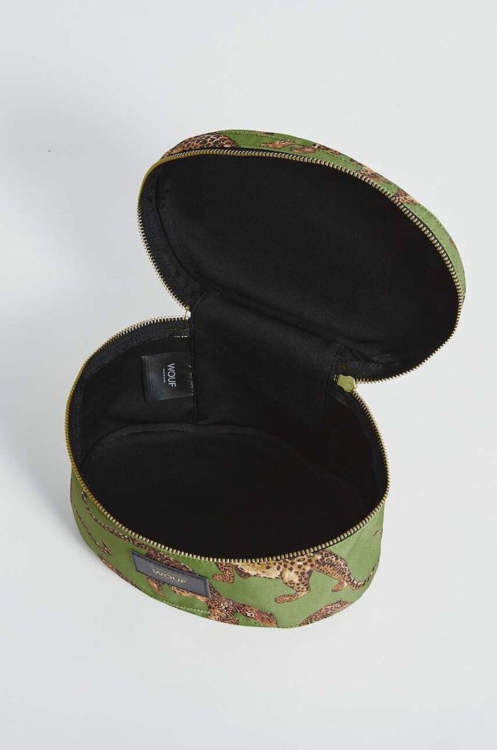 Doplňky Kosmetická taška WOUF Olive Leopard MX240029 vícebarevná