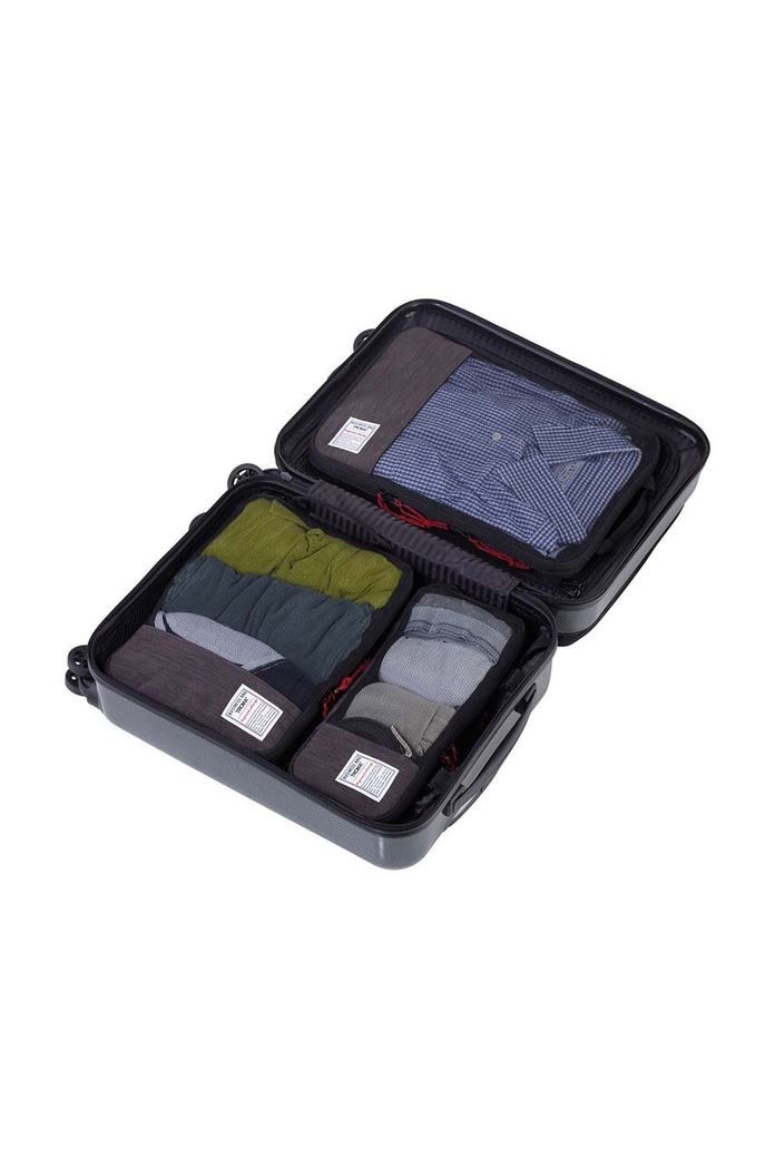 Set de cutii de voiaj Buisness Packing Cubes 3-pack Troika TRBBG56.GY negru