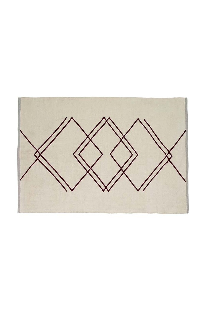 Hübsch tapetto Rhomb 120 x 180 cm beige 700816