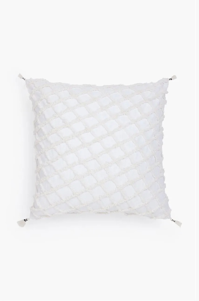 Bavlněný povlak na polštář Calma House Royal 60 x 60 cm bílá ROYAL.60.BCO