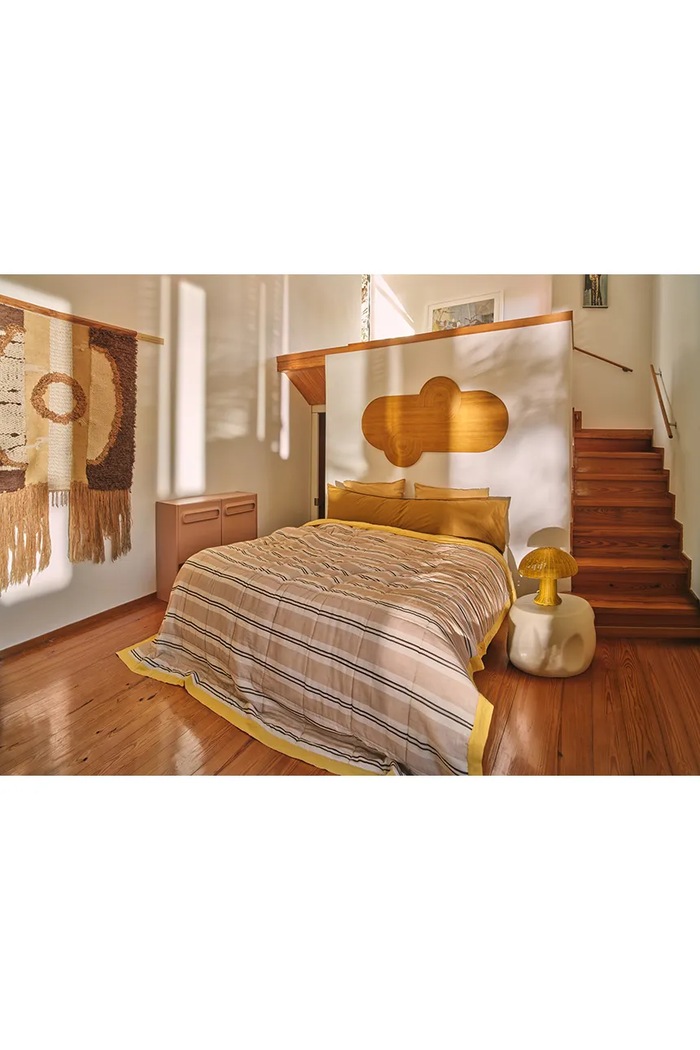 Всекидневна и спалня Памучно покривало Hkliving Deluxe 240 x 260 cm TTH0001 многоцветен