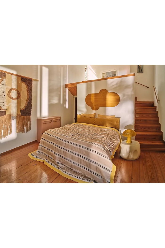 Всекидневна и спалня Памучно покривало Hkliving Deluxe 240 x 260 cm TTH0001 многоцветен