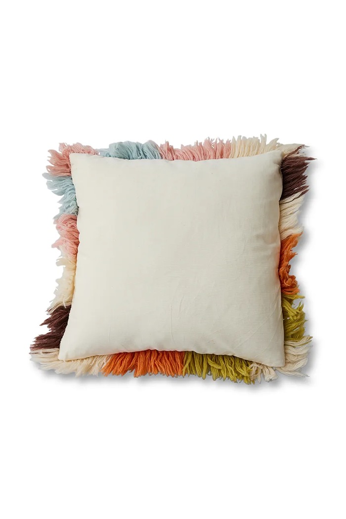 Hkliving cuscino decorativo Fluffy TCU0007 multicolore AA00