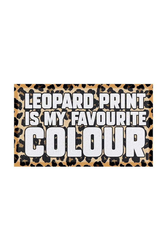 Rohožka Artsy Doormats Brown Leopard 70x40 cm viacfarebná DMW.LEOPARDPRINTBROWN