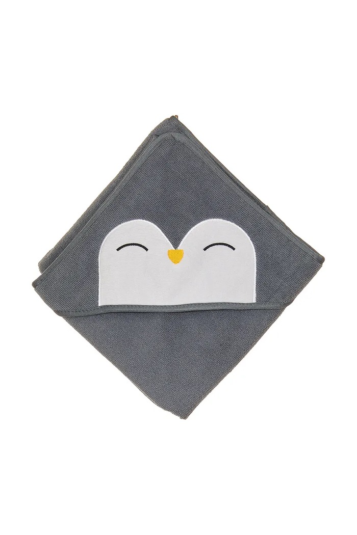 Детска хавлия с качулка Aroma Home Downtime Penguin Hooded Towel многоцветен AH0388GR