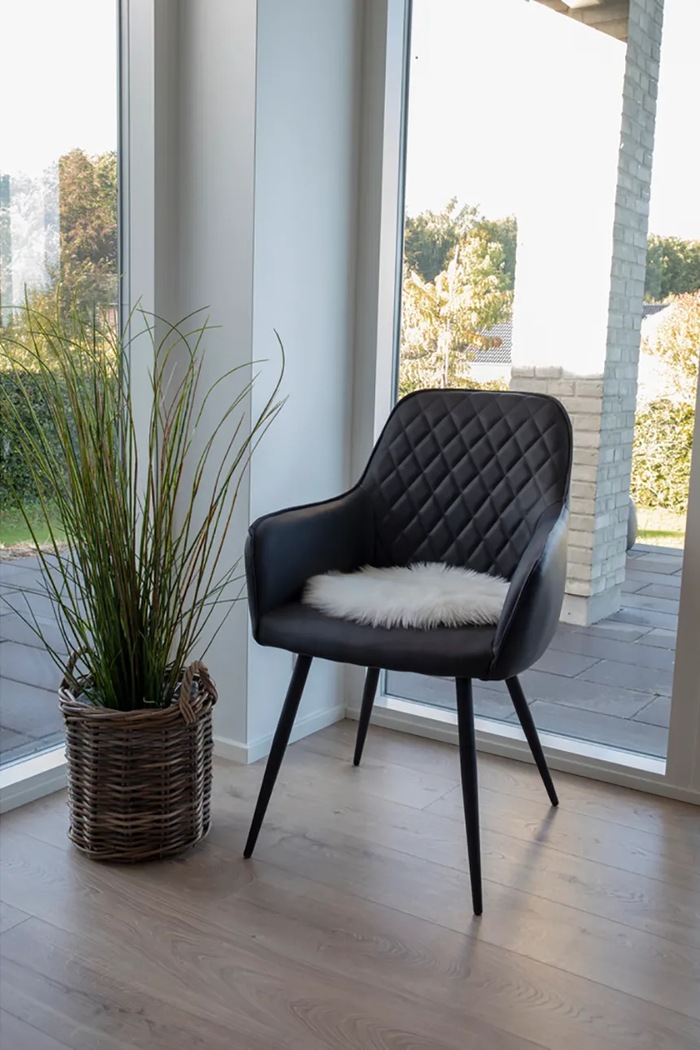 Μαξιλάρι καρέκλας House Nordic Lambskin Seat Artificial 3981140 λευκό AA00