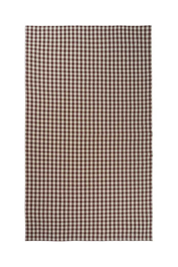 Bavlnený obrus ferm LIVING Bothy 150 x240 cm hnedá 1104269038