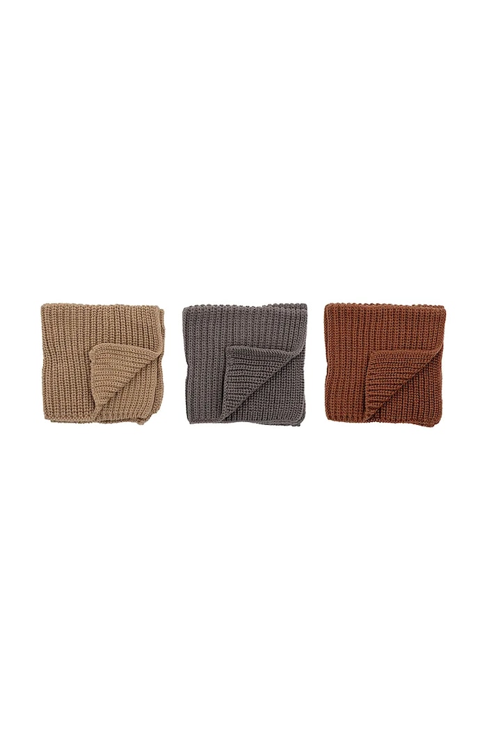 Σετ πανιά κουζίνας Bloomingville Ninna 27 x 27 cm 3-pack 82054228 πολύχρωμο AA00