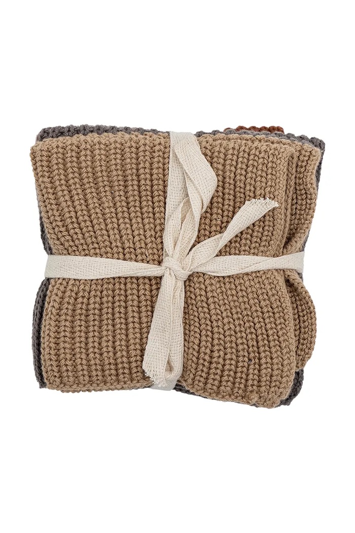 Κουζίνα και μπαρ Σετ πανιά κουζίνας Bloomingville Ninna 27 x 27 cm 3-pack 82054228 πολύχρωμο
