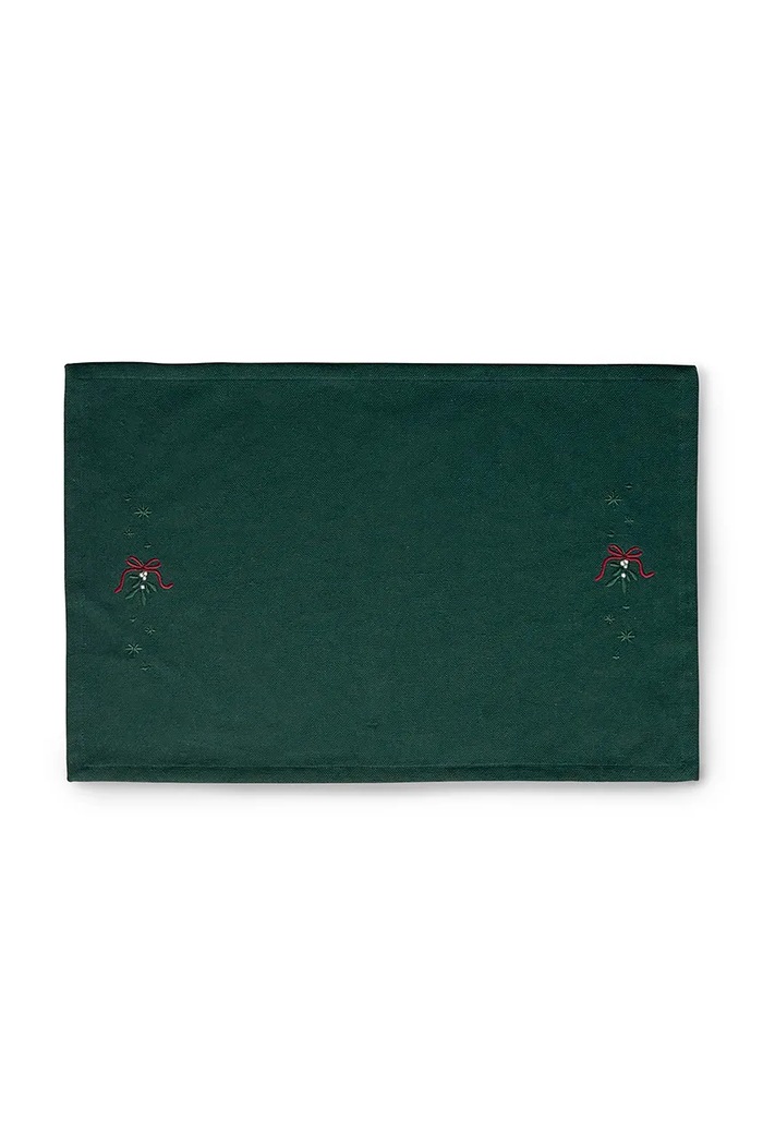 Juna podkładka pod talerz świąteczna Christmas Fable Place 43 x 30 cm zielony 637306