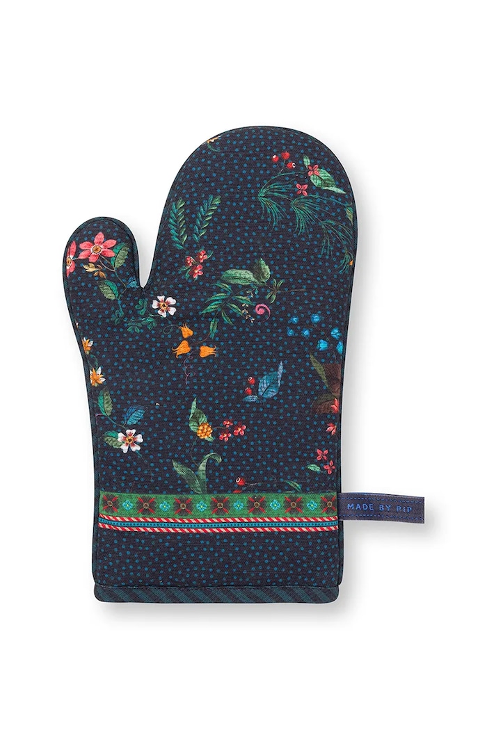 Pip Studio rękawica kuchenna bawełniana Berry Blues 29 x 15 cm multicolor 51033019