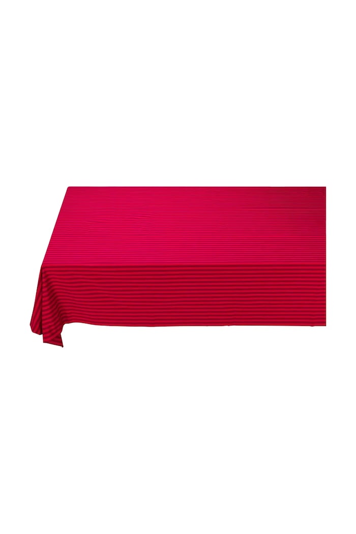 Pip Studio Față de masă din bumbac Stripes Dark Red 180 x 300 cm rosu 51035089