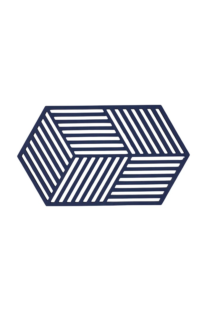 Подставка под горячую посуду Zone Denmark Hexagon 24 x 14 cm тёмно-синий 36554