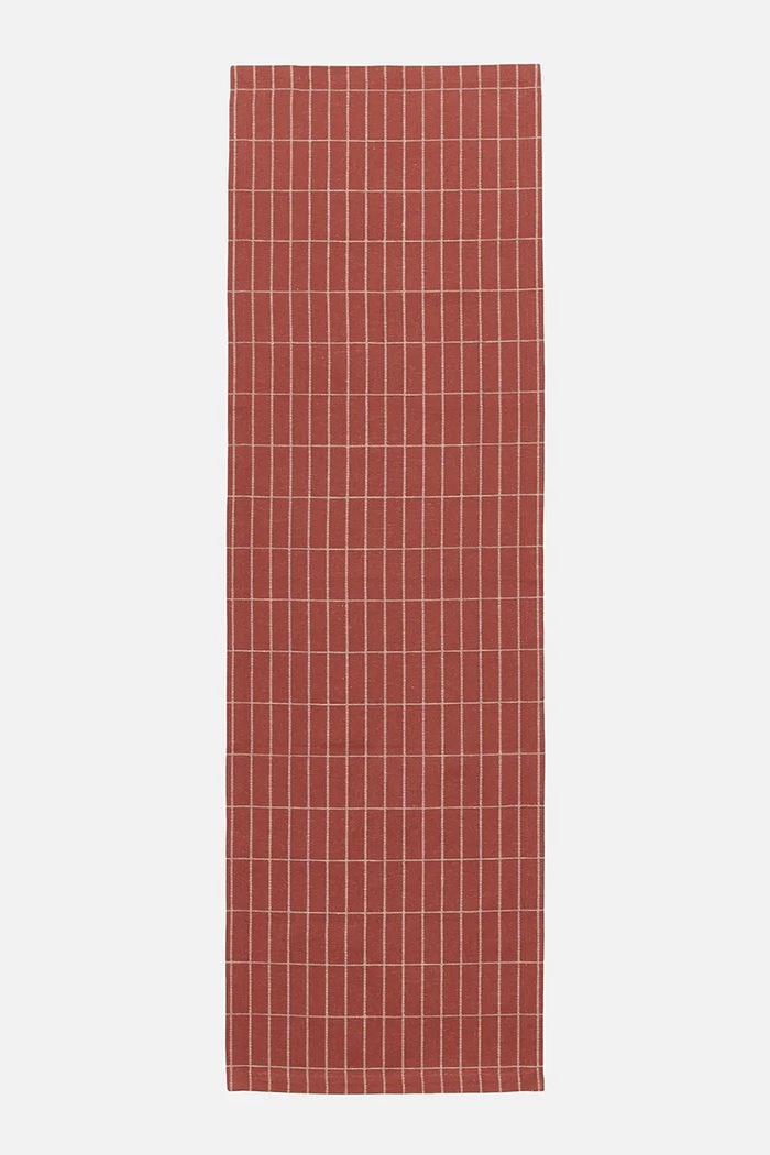 Marimekko bieżnik z lnem 42 x 140 cm czerwony 075886.810