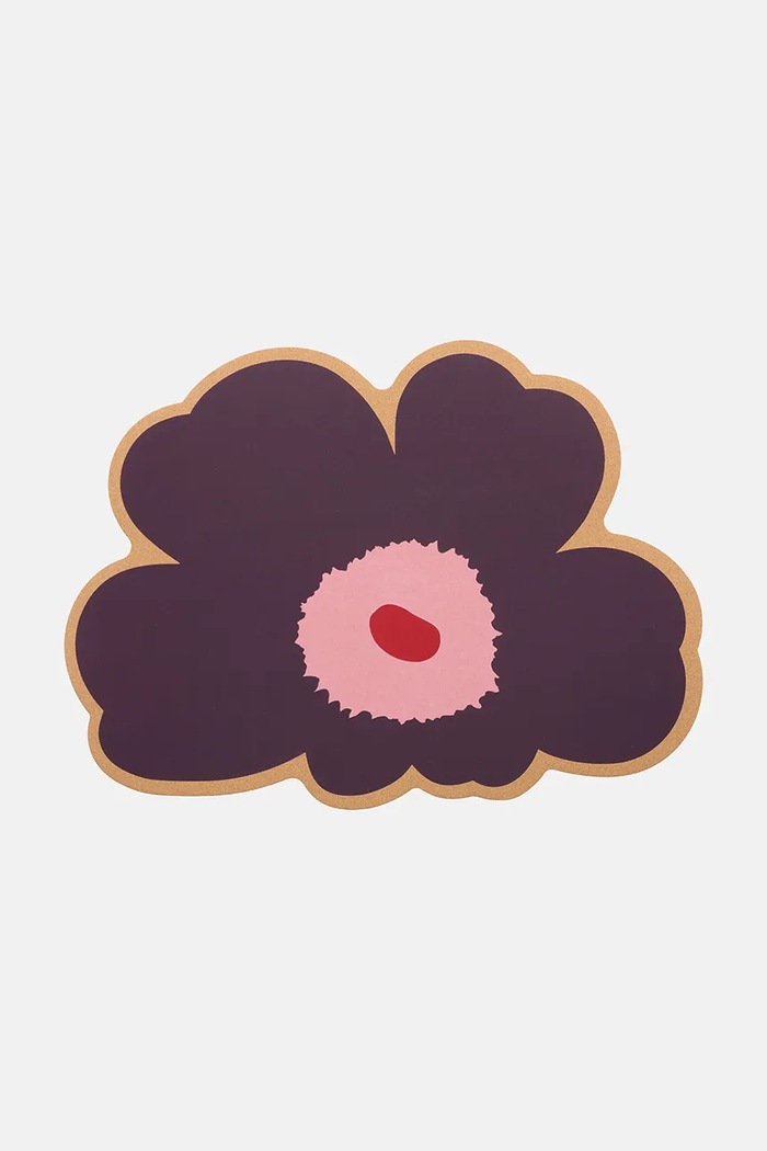 Marimekko Podkładka pod talerz z korka 45 cm fioletowy 076092.843